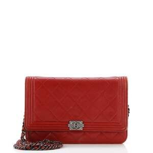 Chanel Boy Wallet On Chain Quilted #194886C17